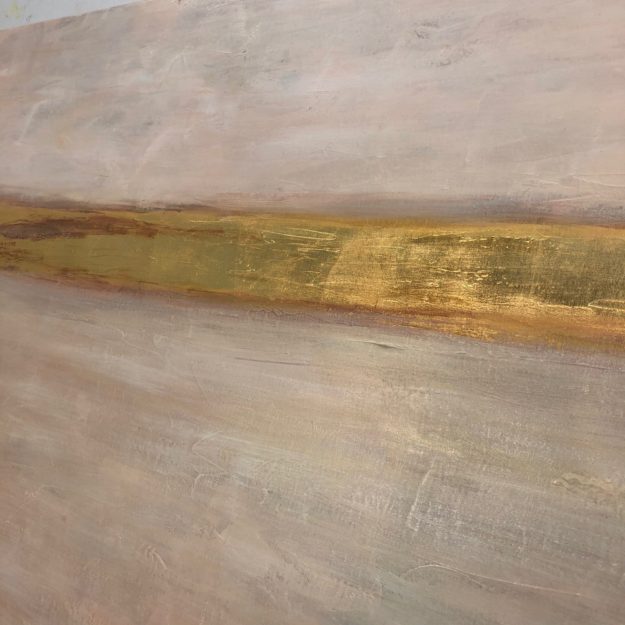 Oversize wall art abstract GOLDEN HEAVEN