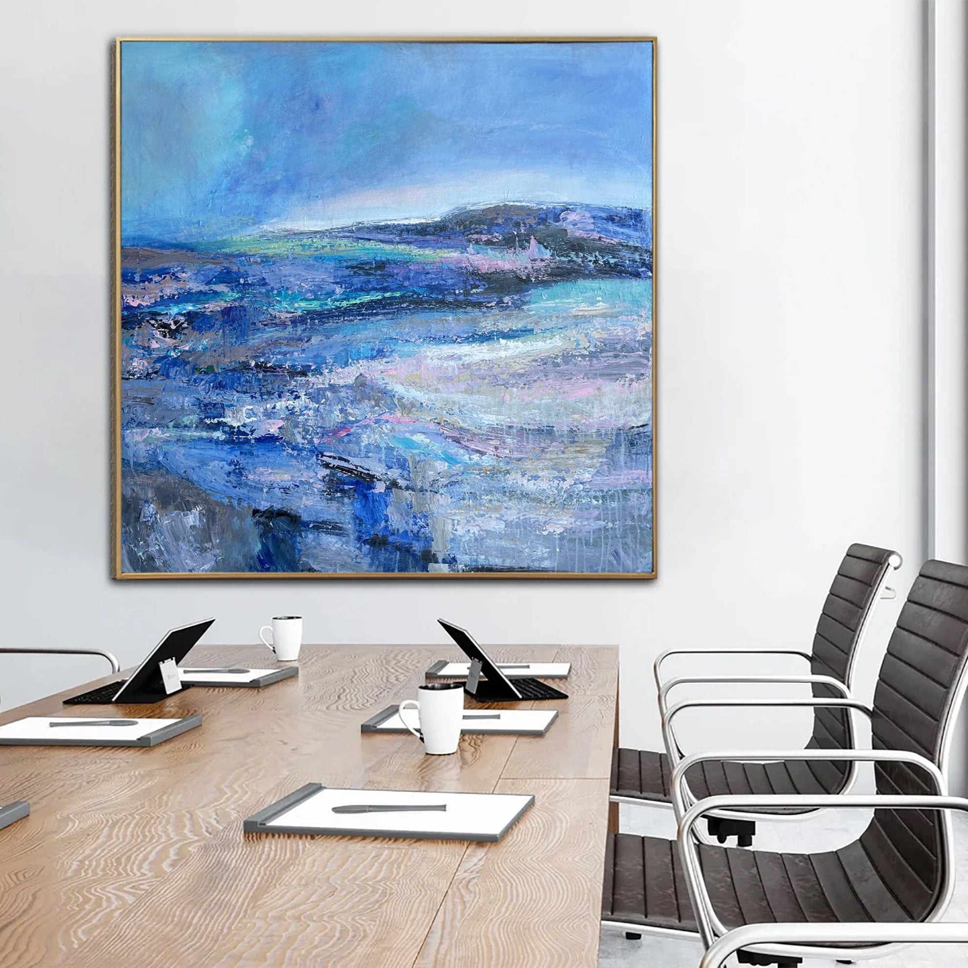 BLUE WATER 40"x40"