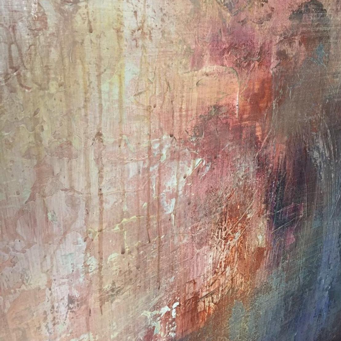 Colorful original abstract painting ALLURING ABYSS