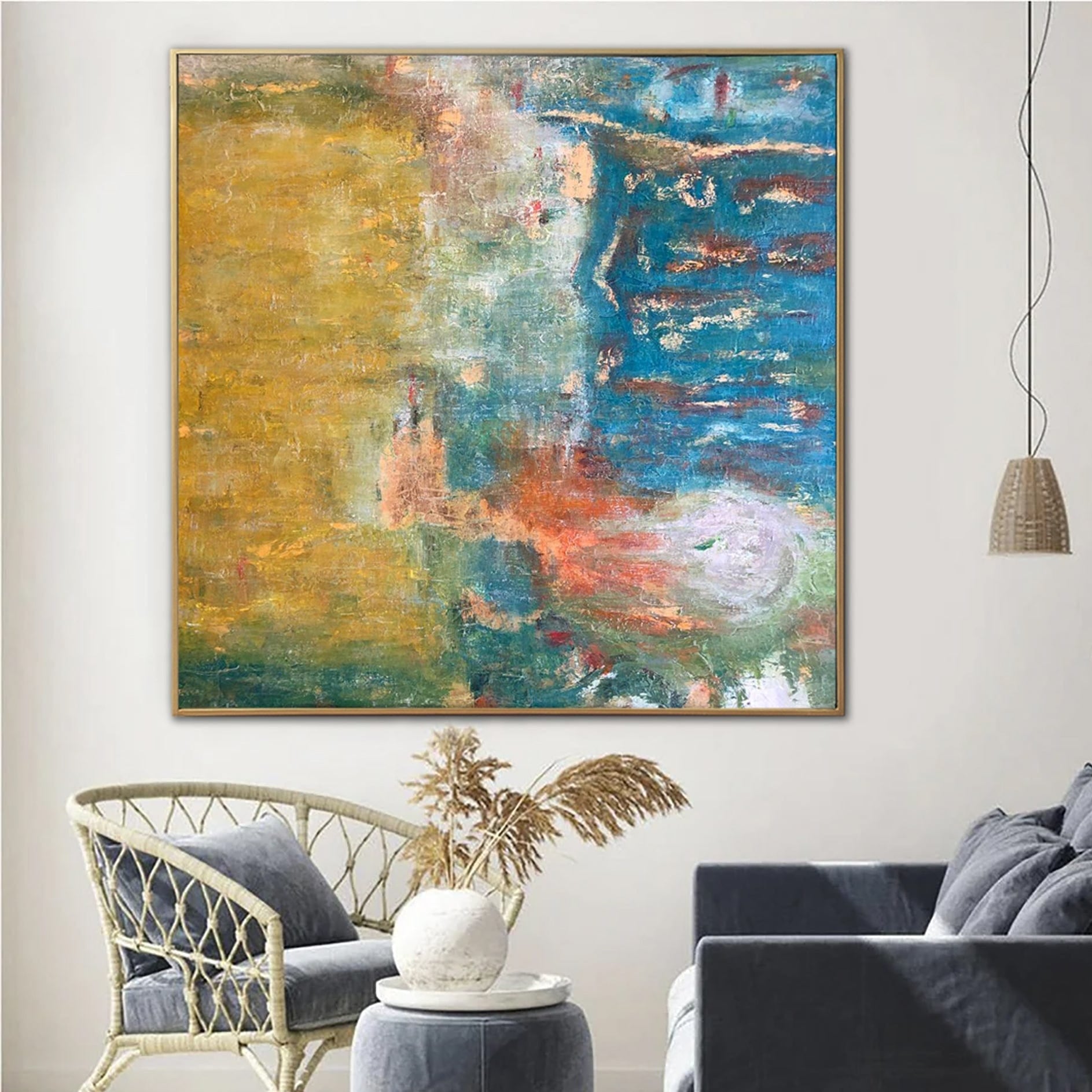 TROPICAL BEACH 32"x32"