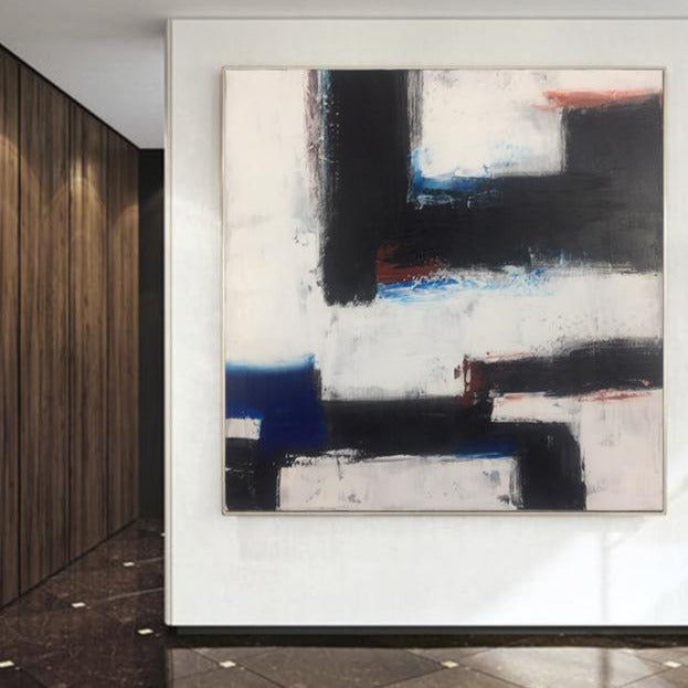 Contemporary abstract art A WAY OUT Unstretched