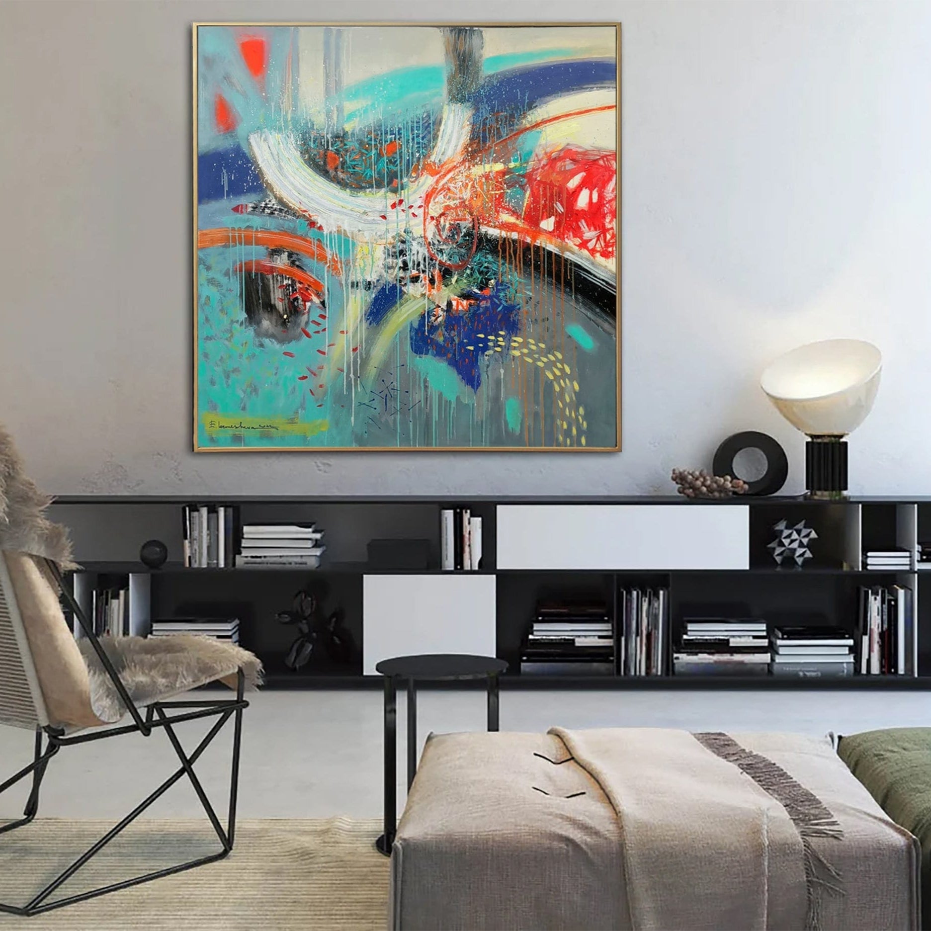 BLOOMING LIFE 40"x40"