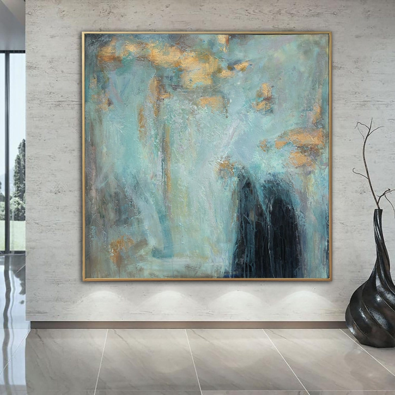 Nature tones walll art FROSTY MORNING