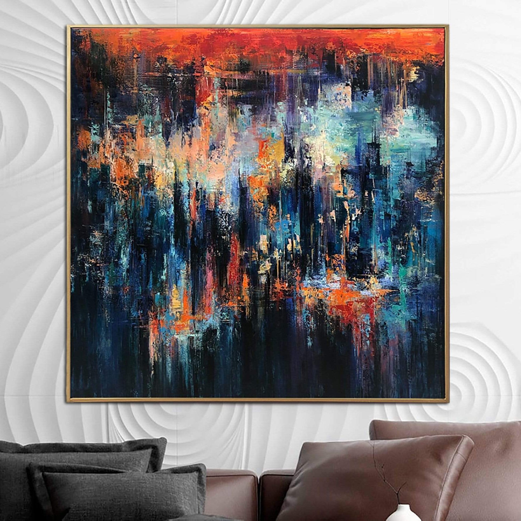 NIGHT CITY 50"x50"