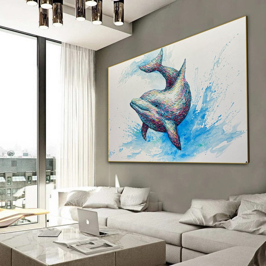 DOLPHIN BERNIE 40"x50"
