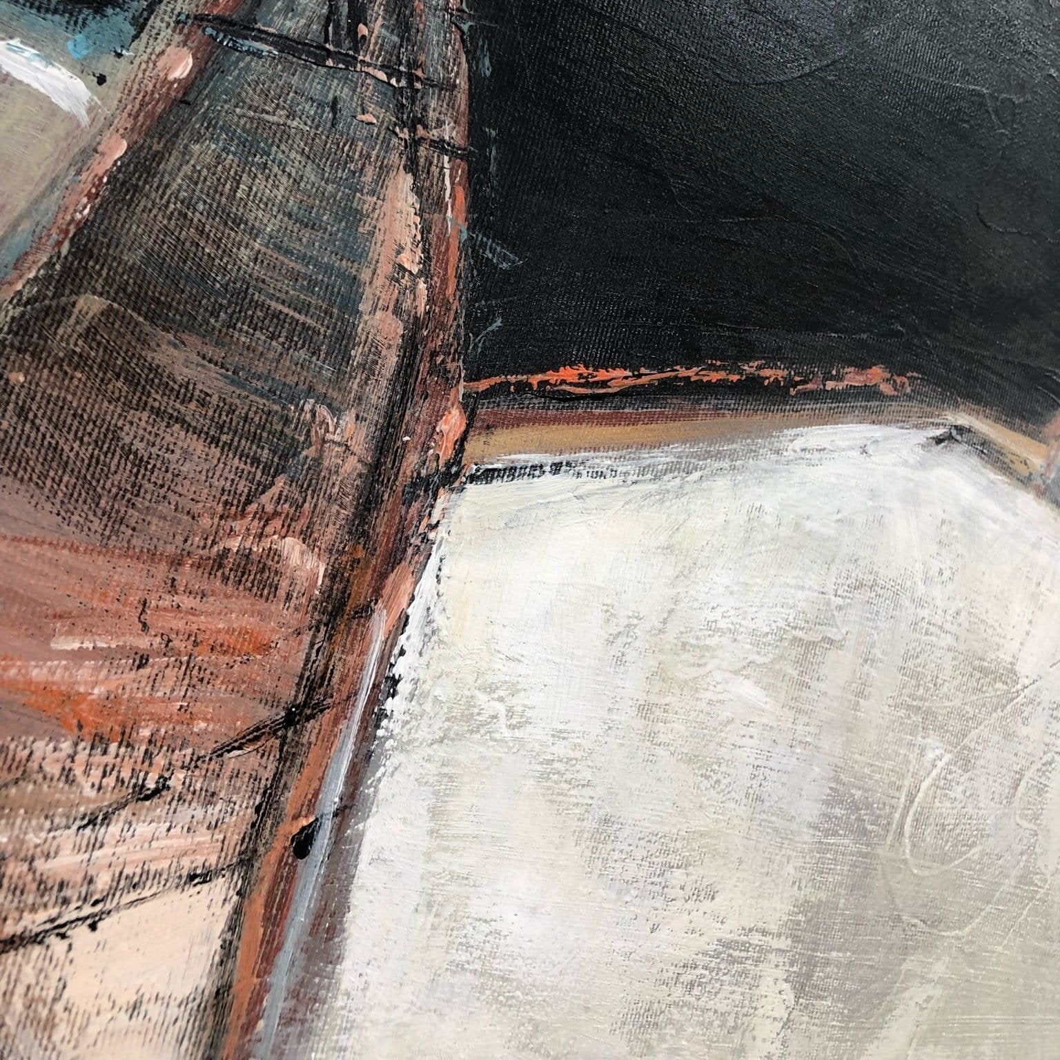 Abstract neutral lines wall art SNAKE SCALES