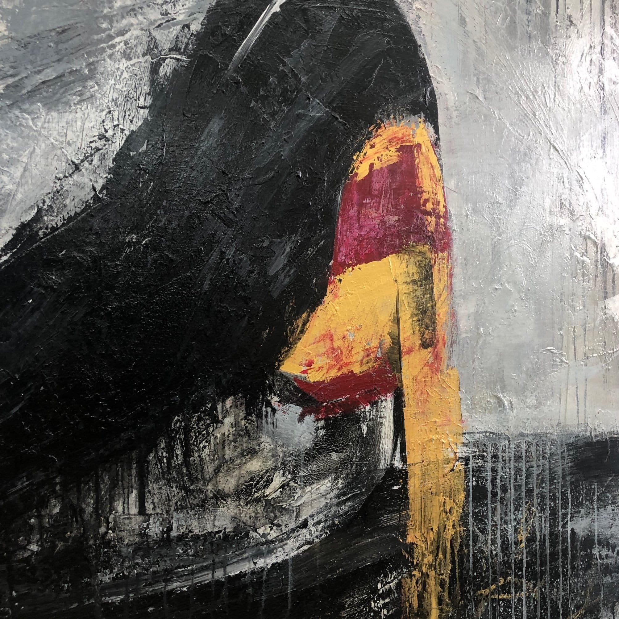 Figurative abstract art GEISHA