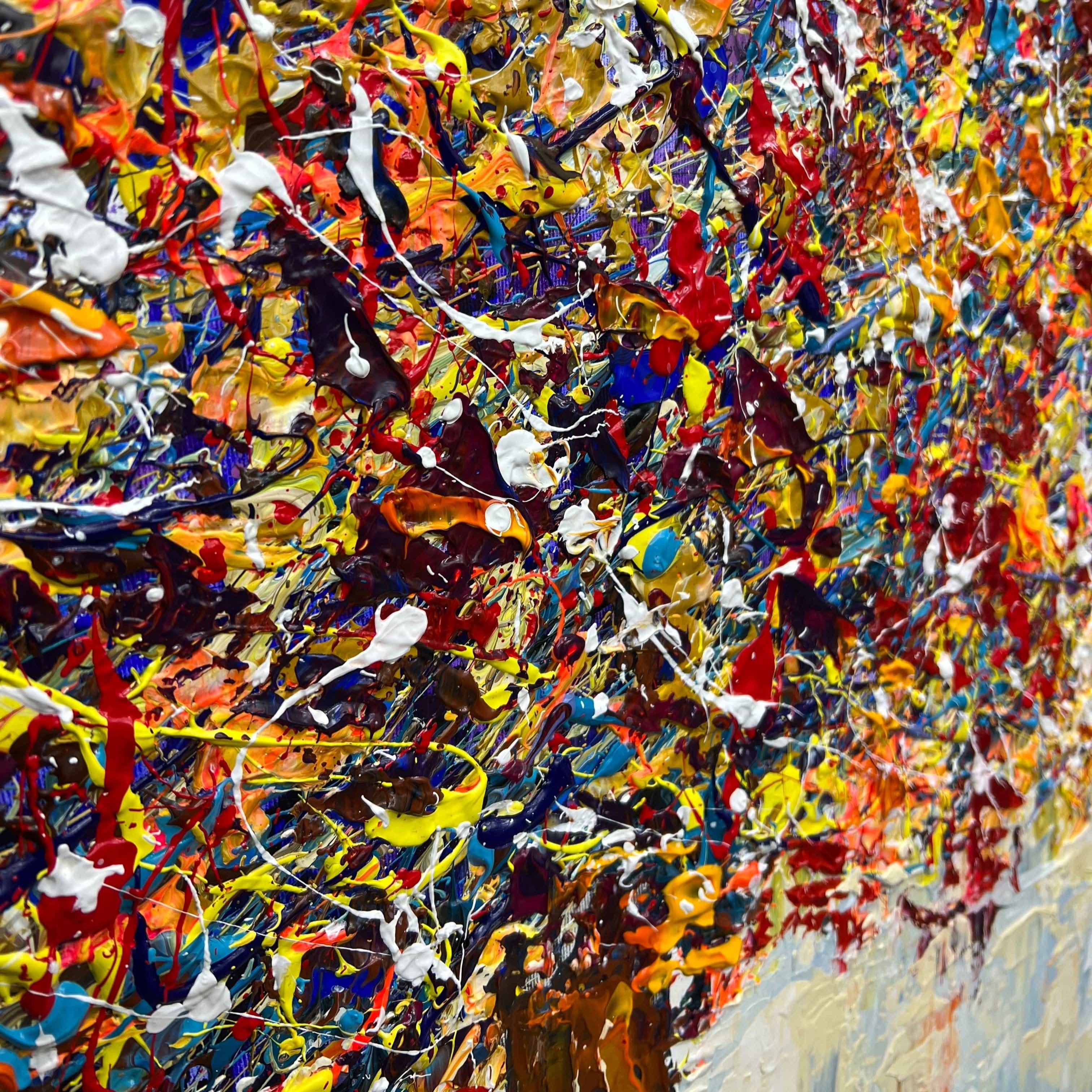 Textured nature inspired art JOY TREE