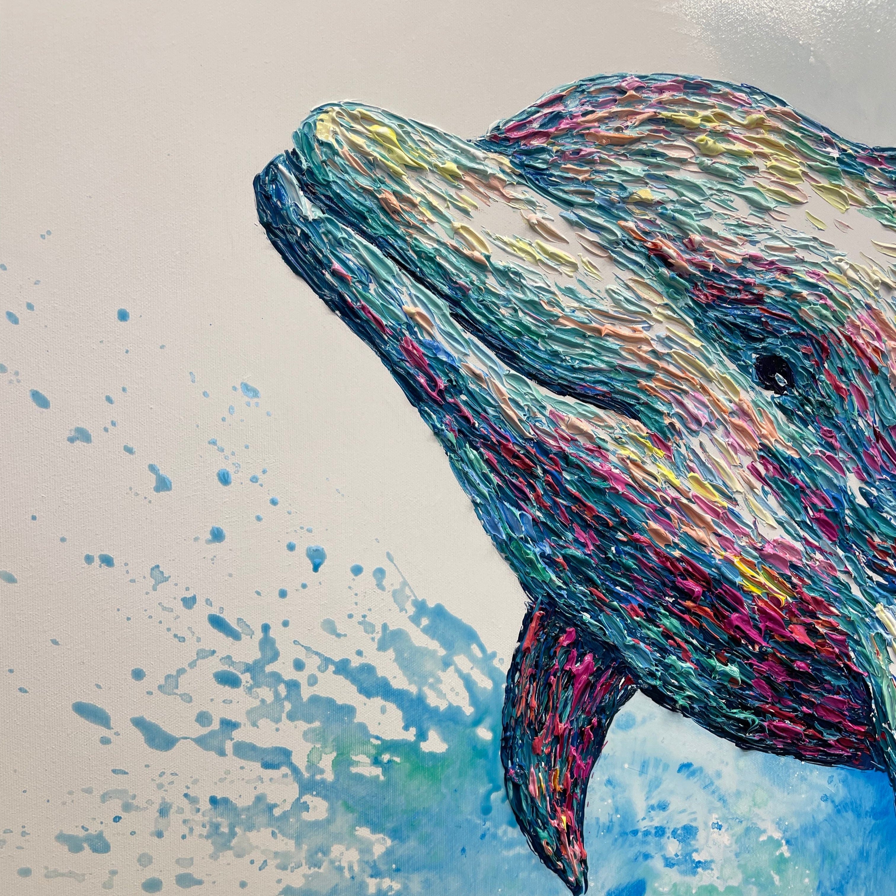 DOLPHIN BERNIE 40"x50"
