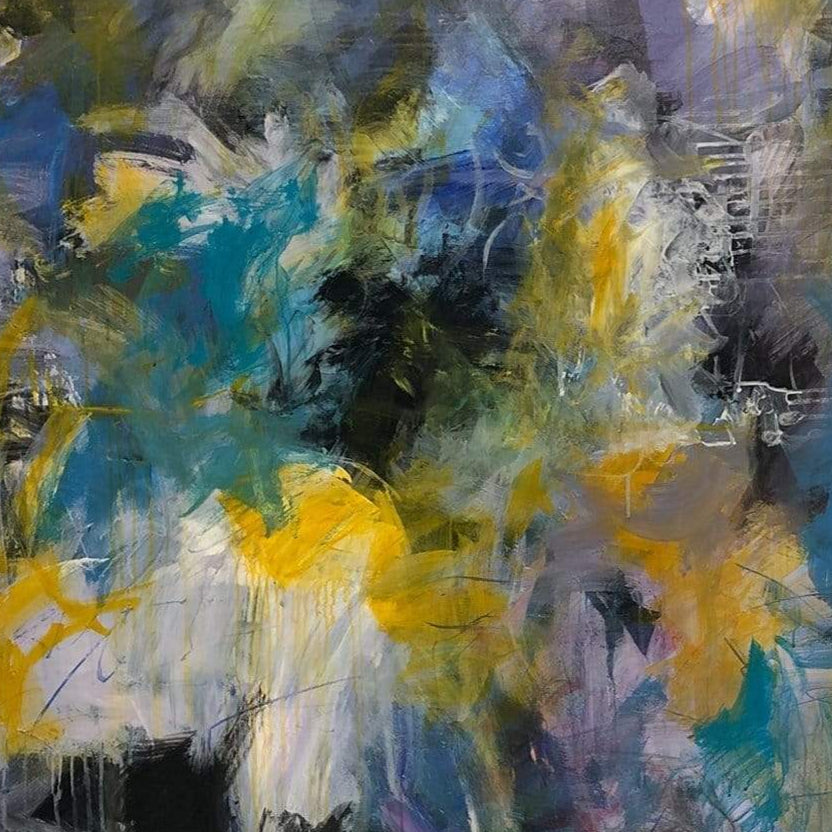 SUNRAYS IN THE SEA 46"x46"