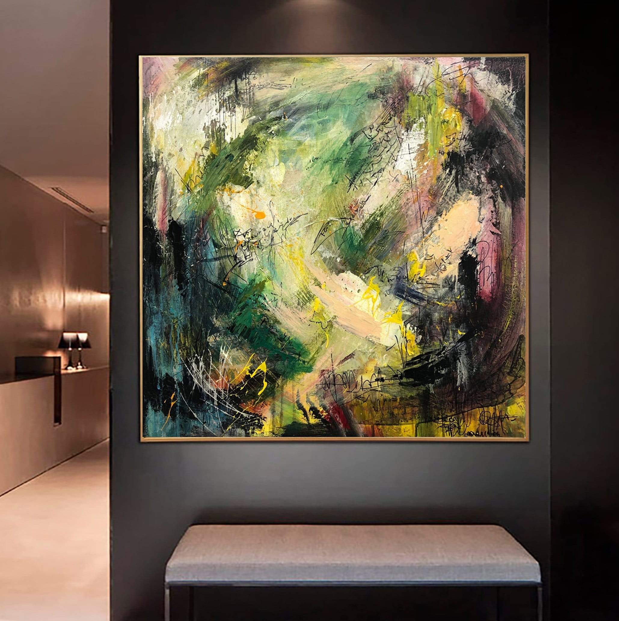 BEYOND WORLDS 40"x40"