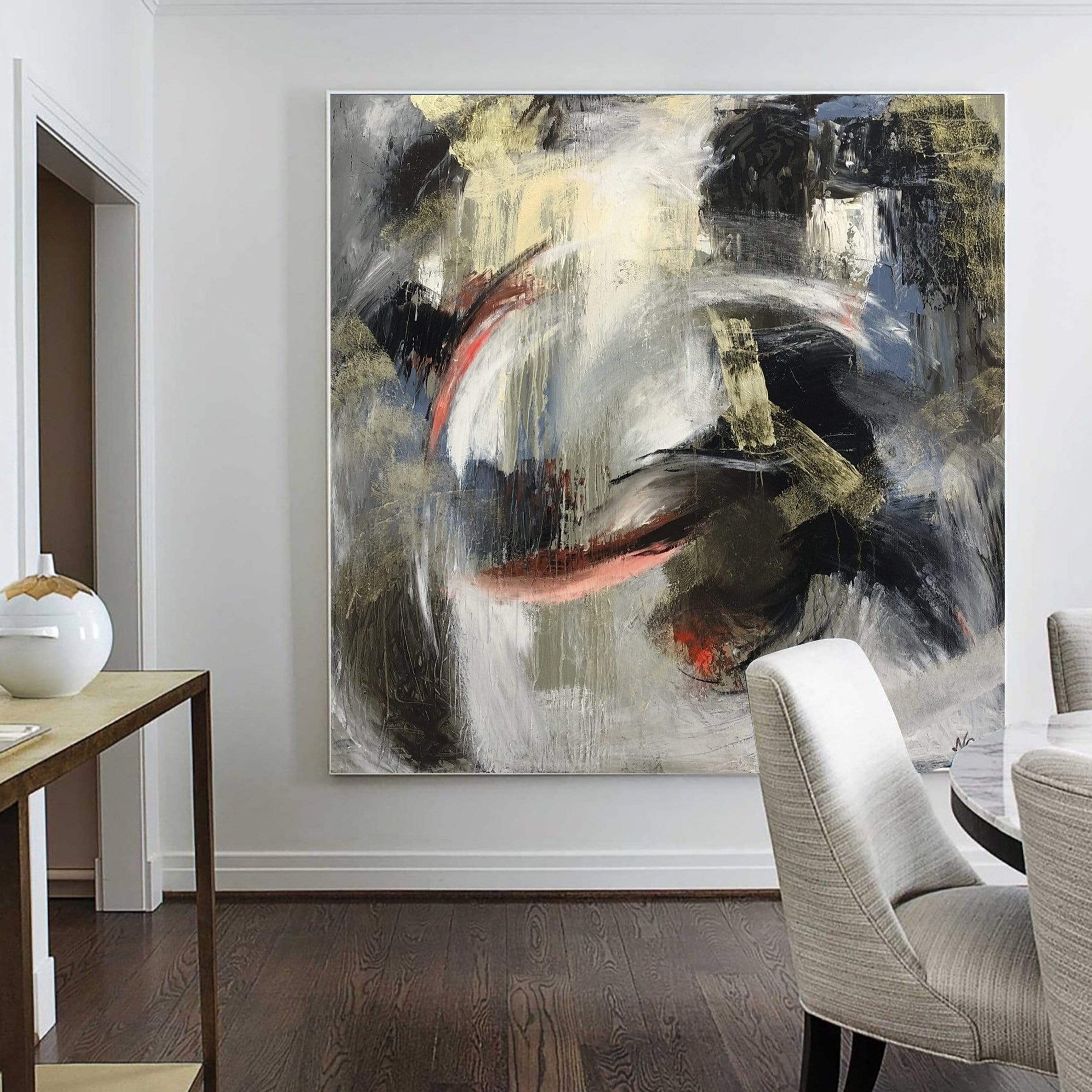 GREEN WATERFALL 40"x40"