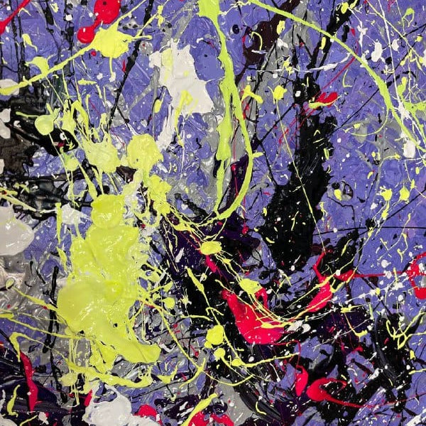 VIOLET SPLASH 46"x60"