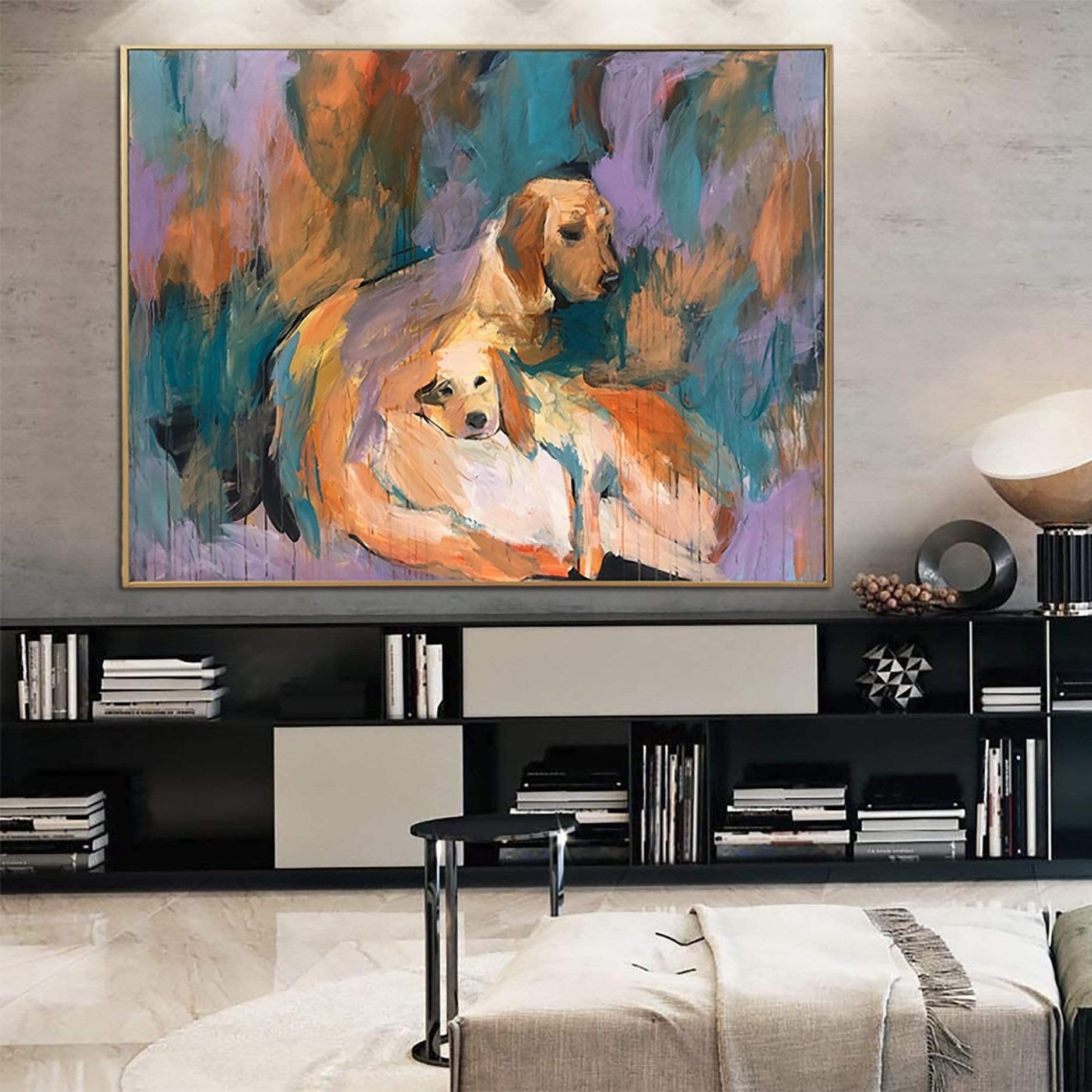 DOG FAMILY 40"x54"