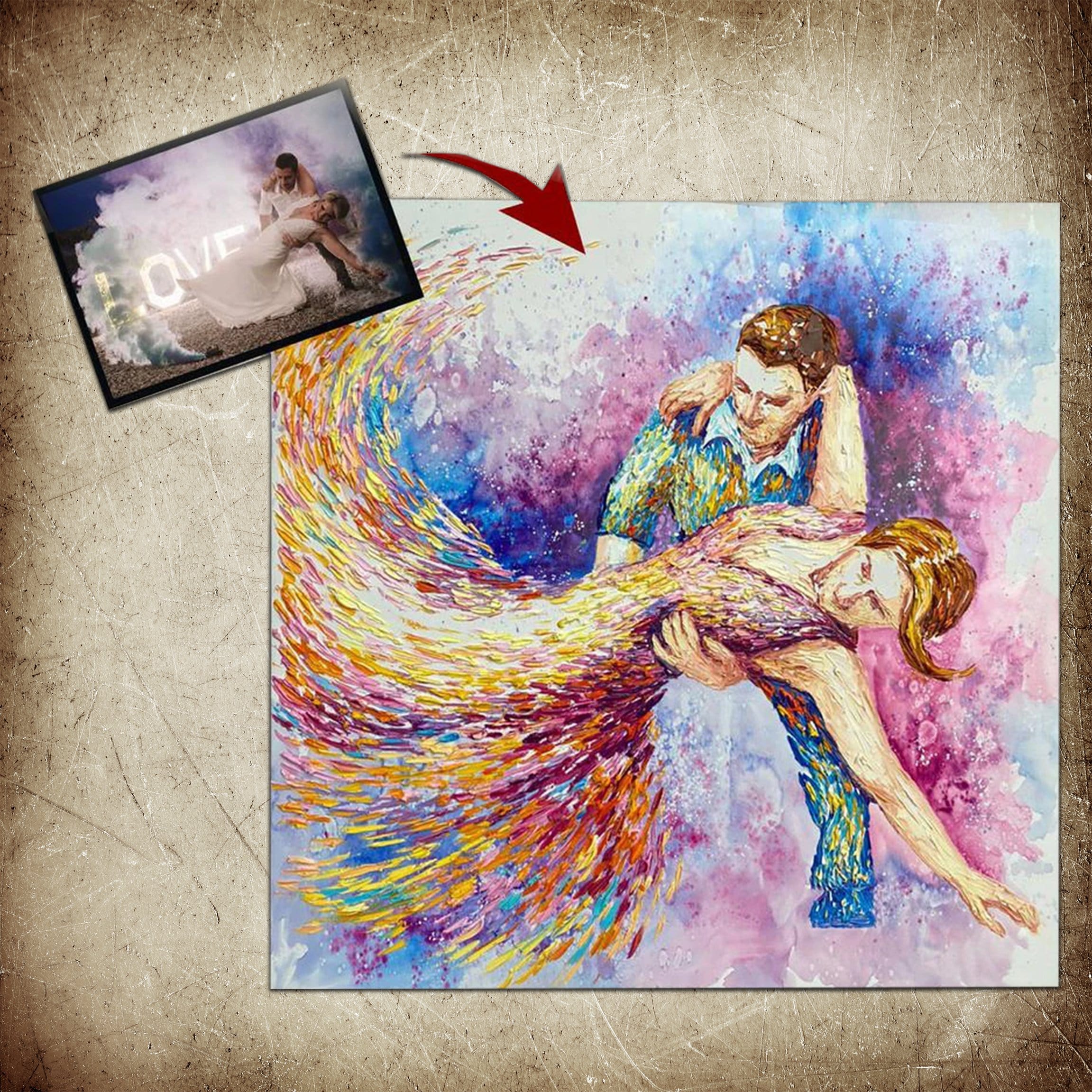 CUSTOM PORTRAIT 32"x32" | 81x81 cm