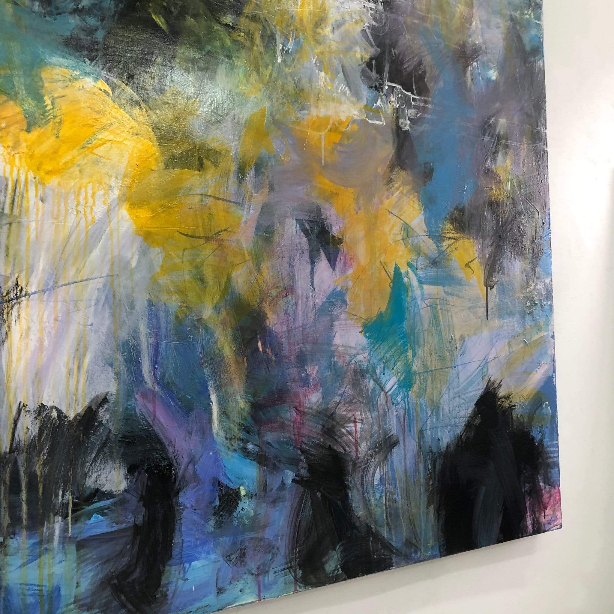 SUNRAYS IN THE SEA 46"x46"