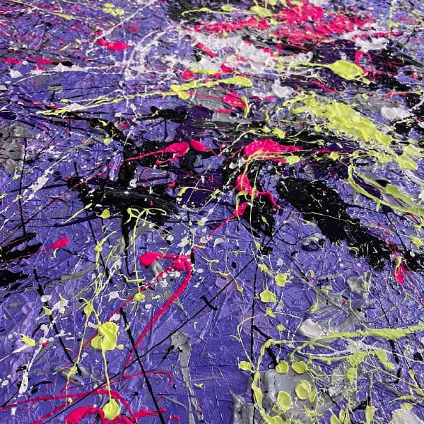 VIOLET SPLASH 46"x60"