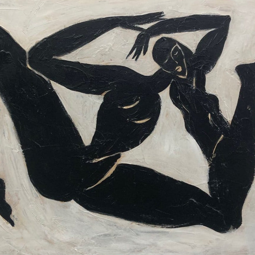 Figurative abstract art GREEK WARRIORS