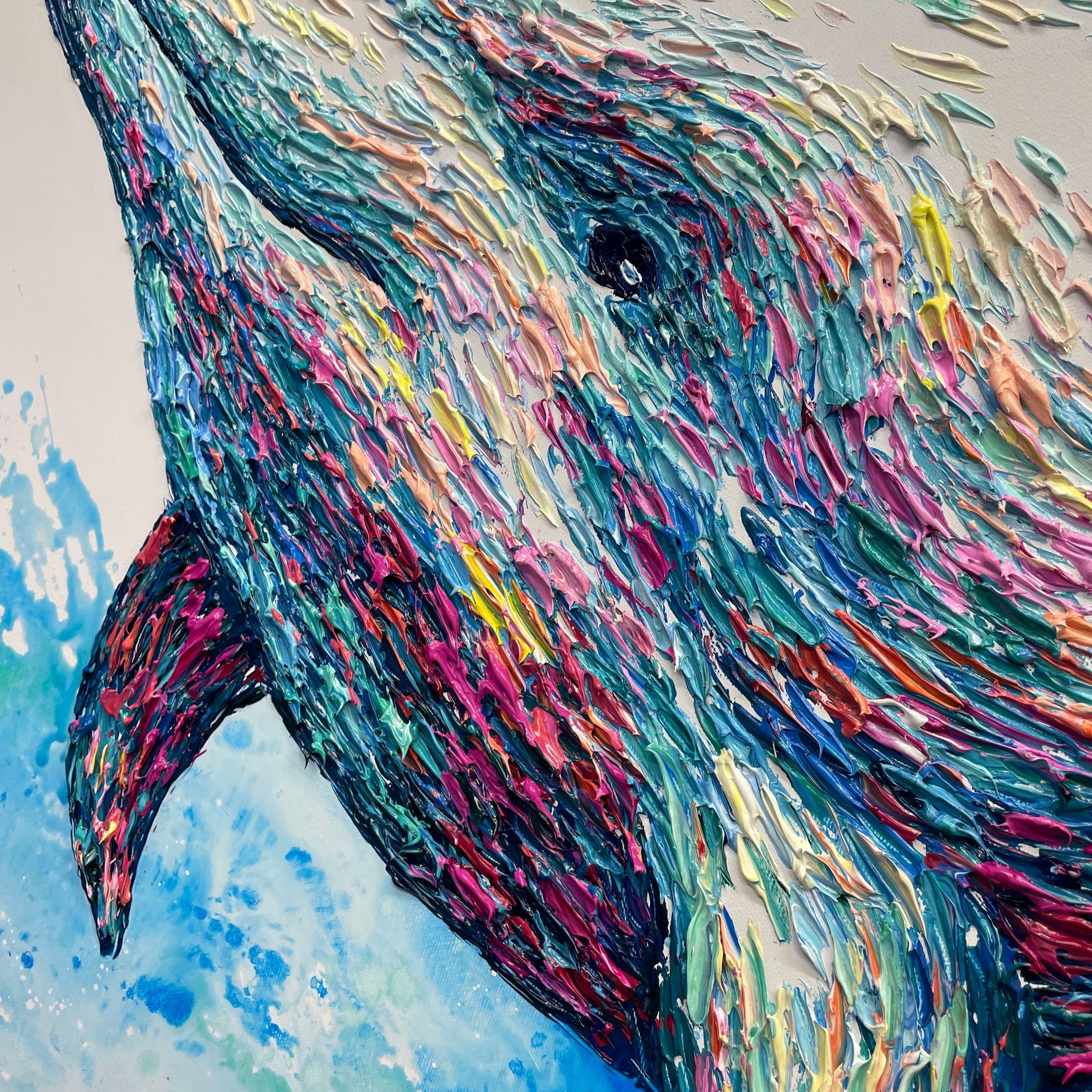 DOLPHIN BERNIE 40"x50"
