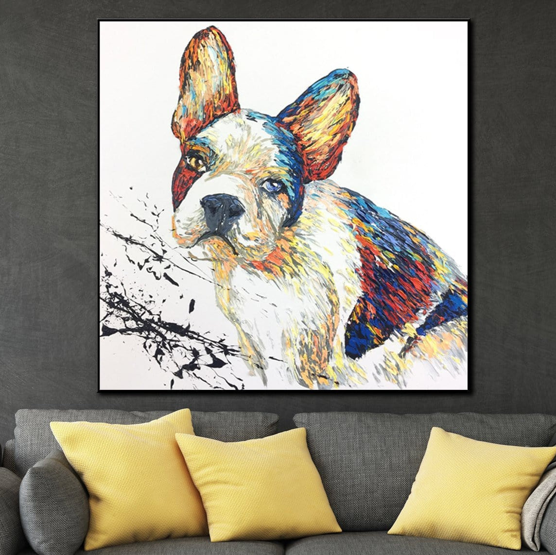 Colorful home pet art EXPECTATIONS