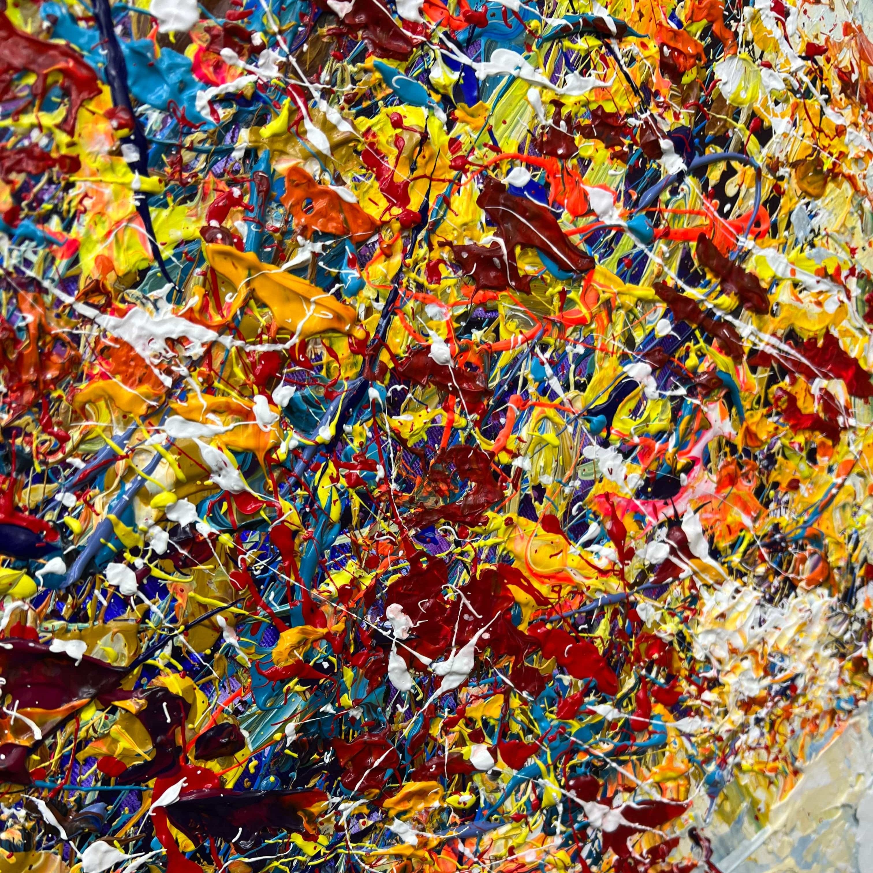 Textured nature inspired art JOY TREE