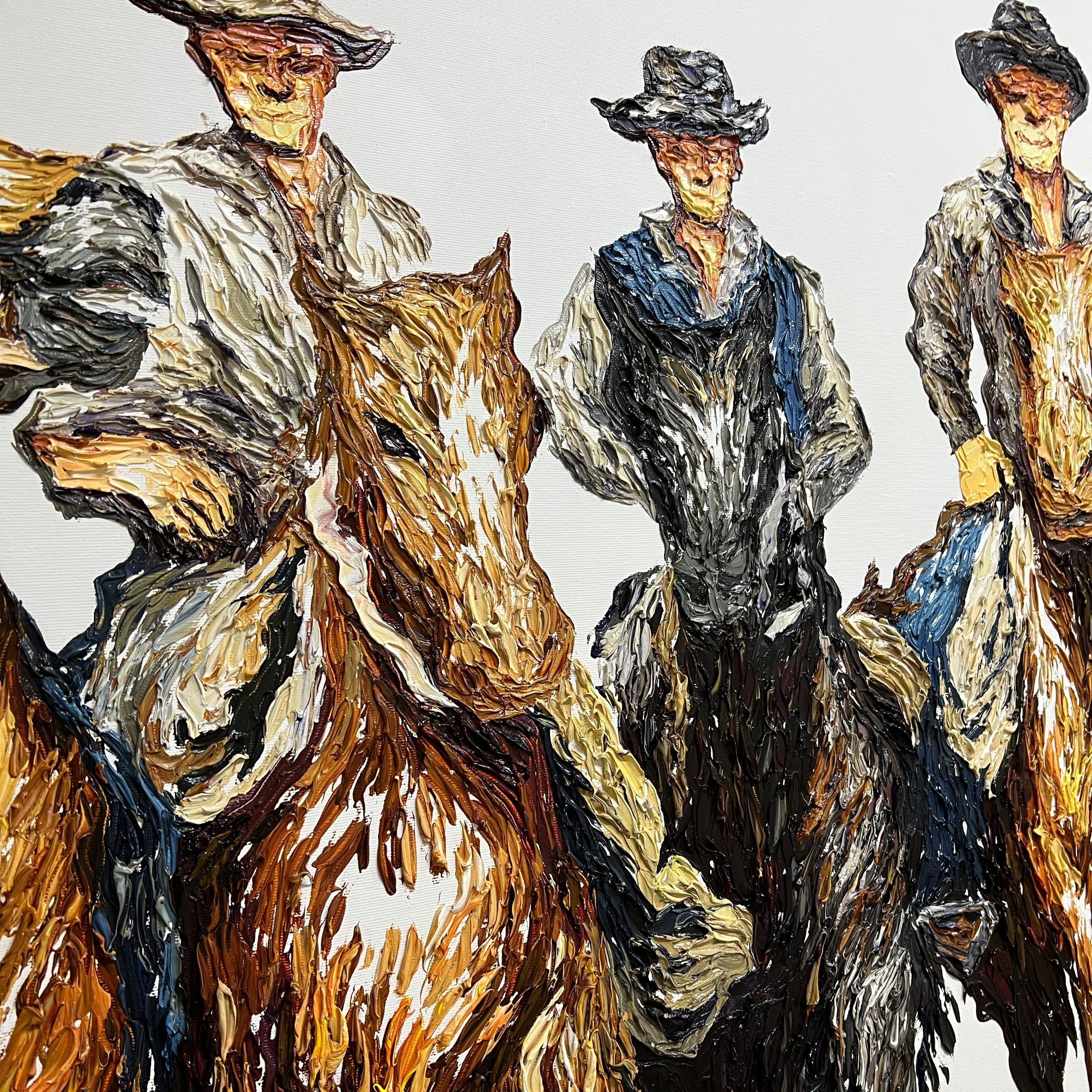 COWBOY'S WALK 48"x64"