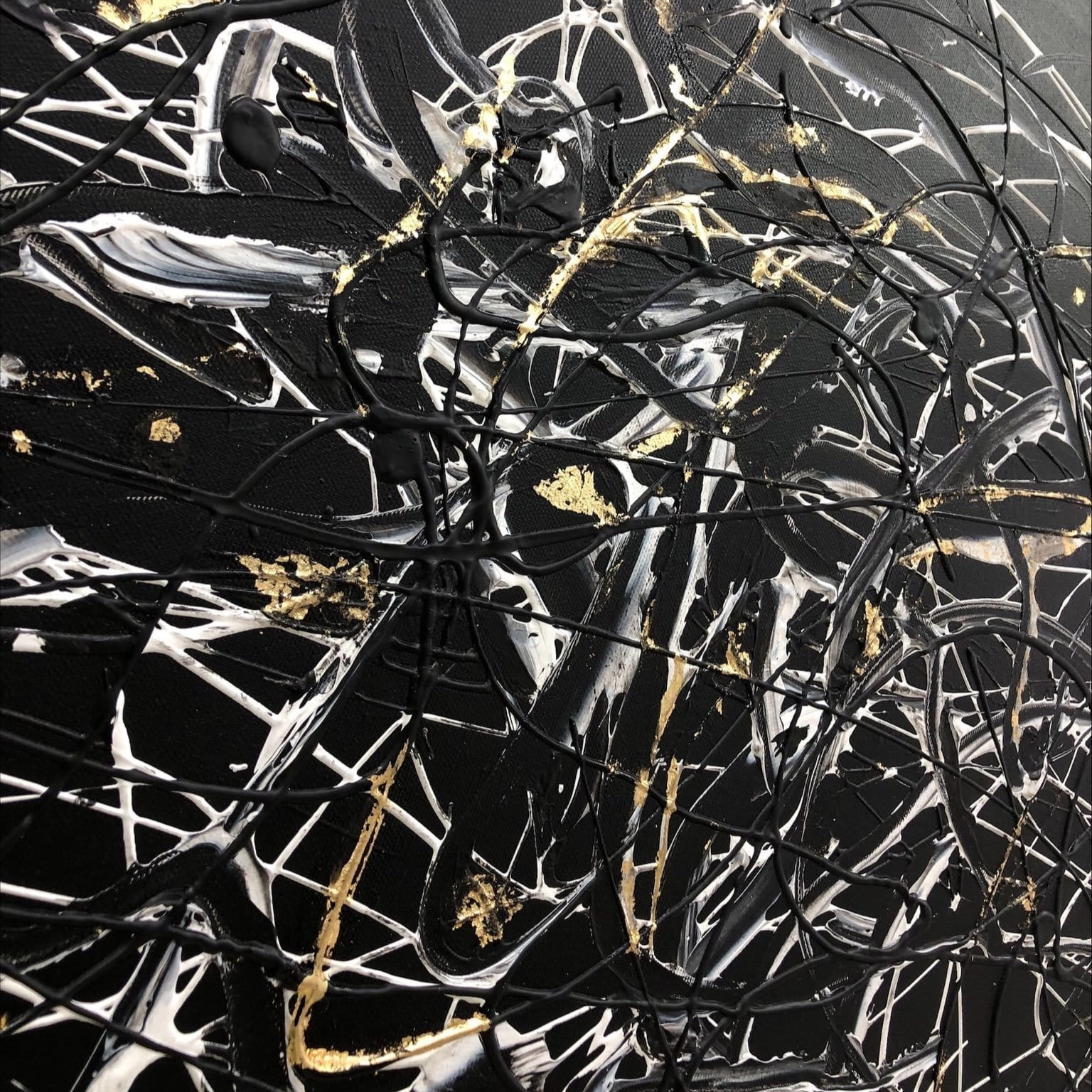 Chaotic strokes art ABSTRACT MAZE