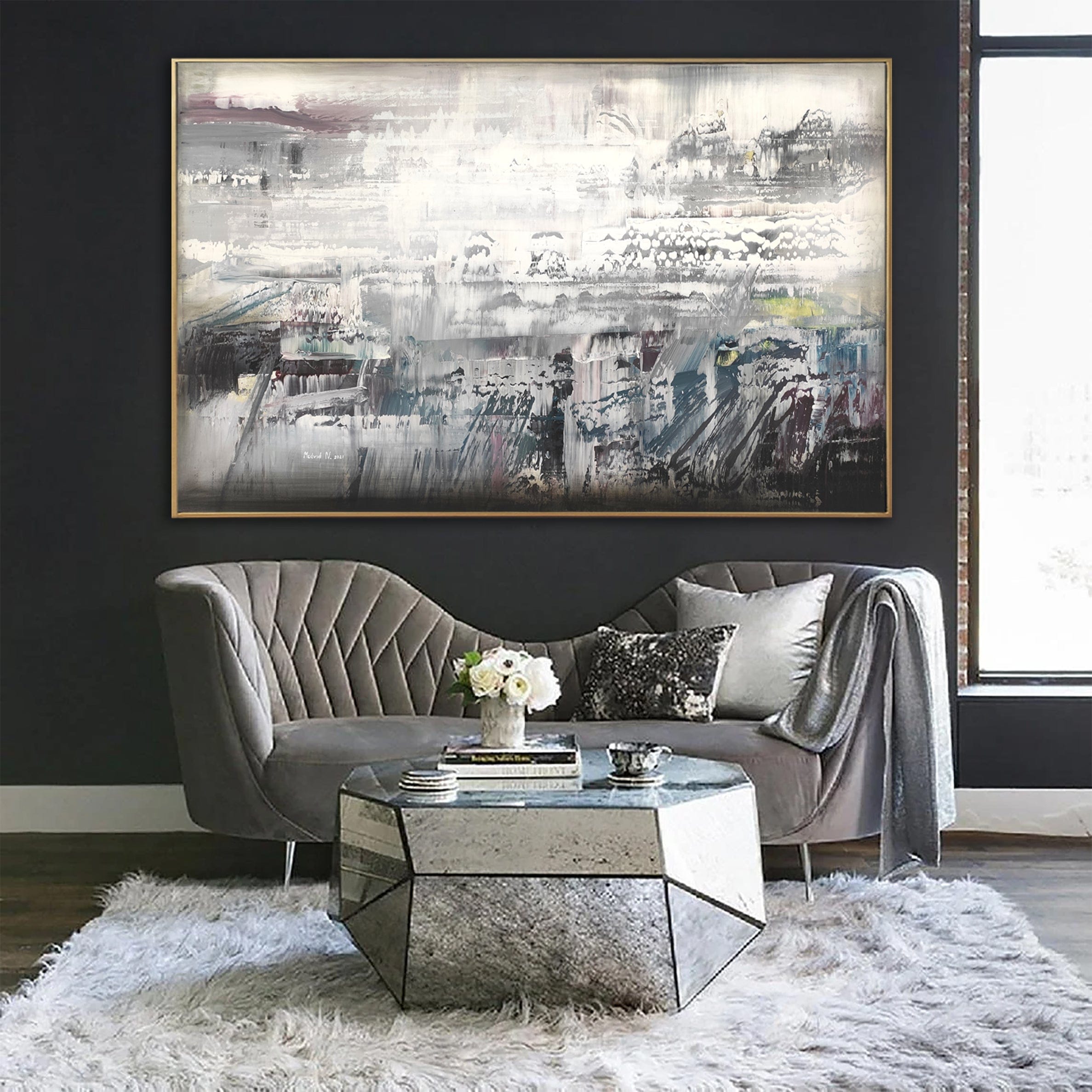 Framed wall art ASSOCIATION 154 35.43"x57.08"