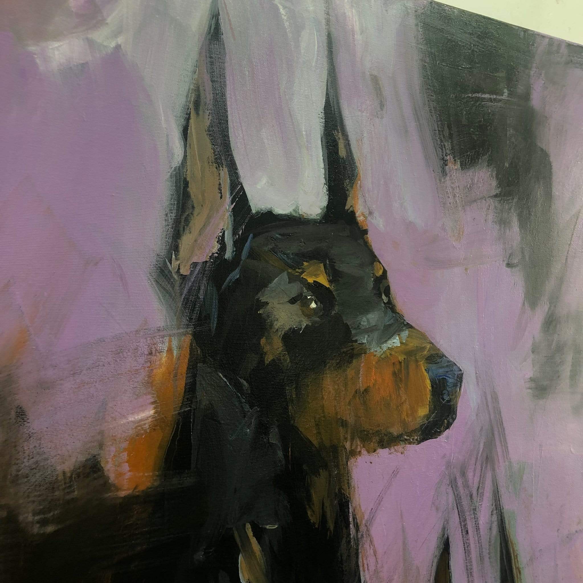 DOBERMANS 54"x40"
