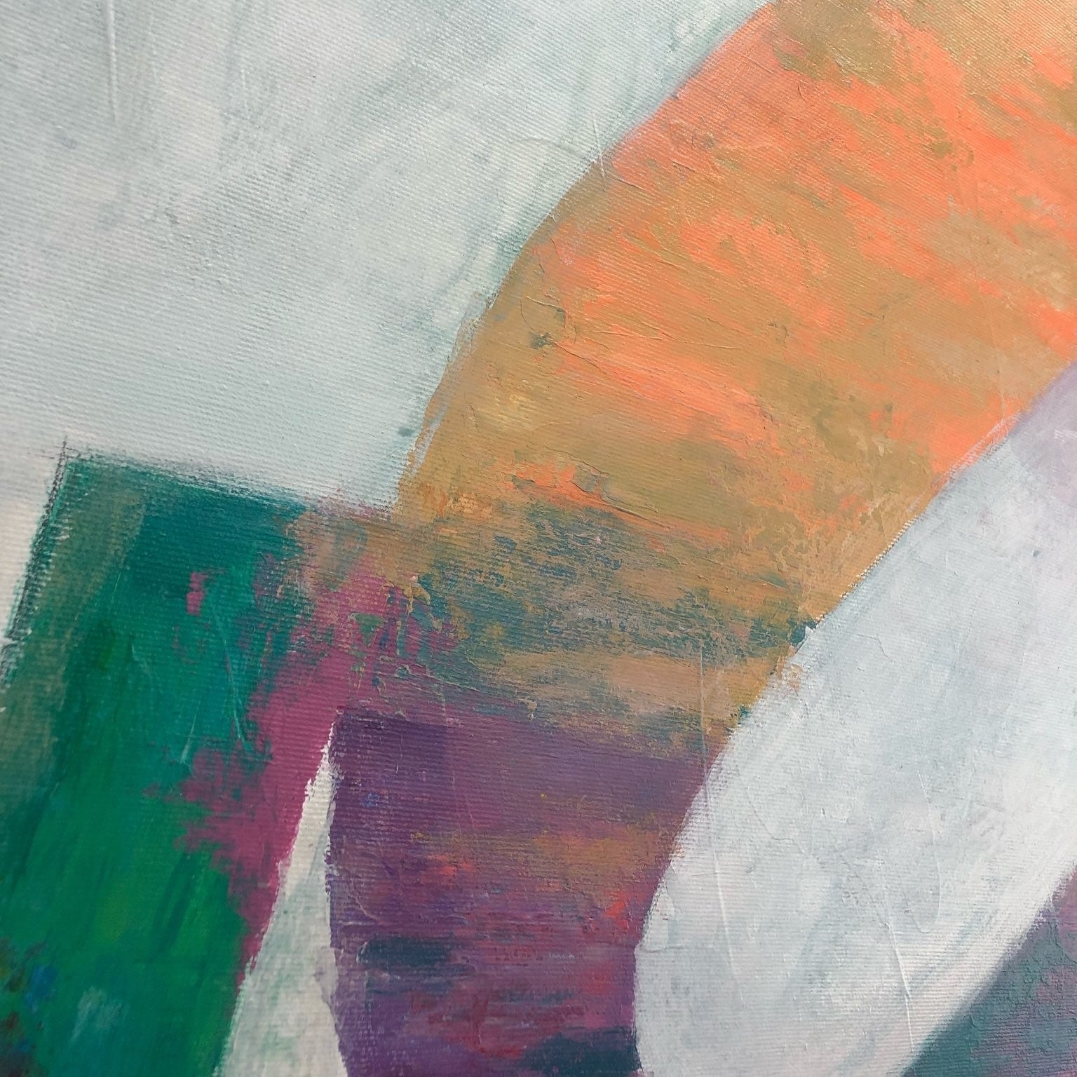 Large romantic painting FALL IN LOVE