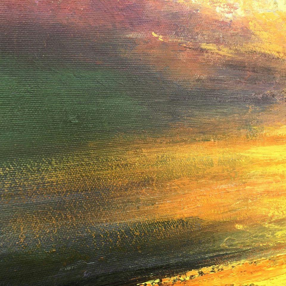 SUNSET OVER THE OCEAN