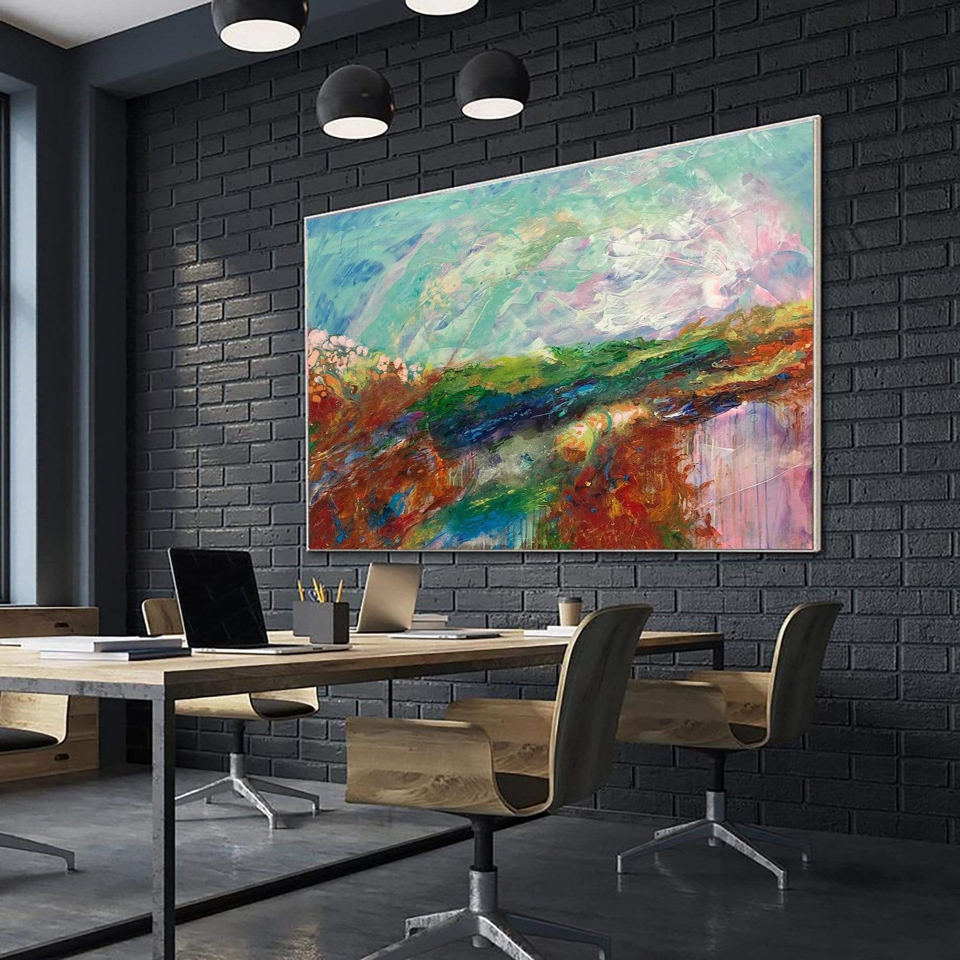 BIRD-EYE VIEW 34"x46"