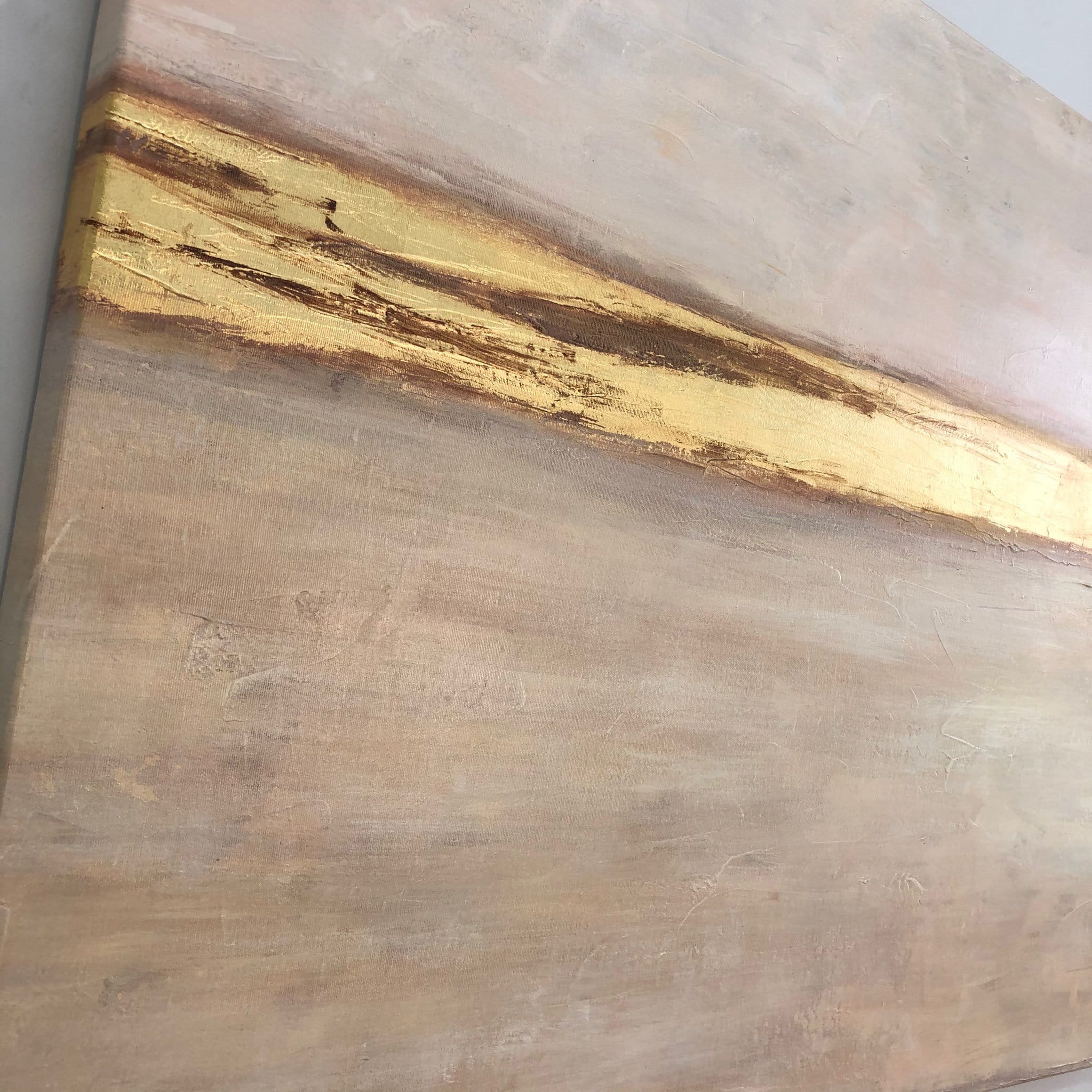 Oversize wall art abstract GOLDEN HEAVEN