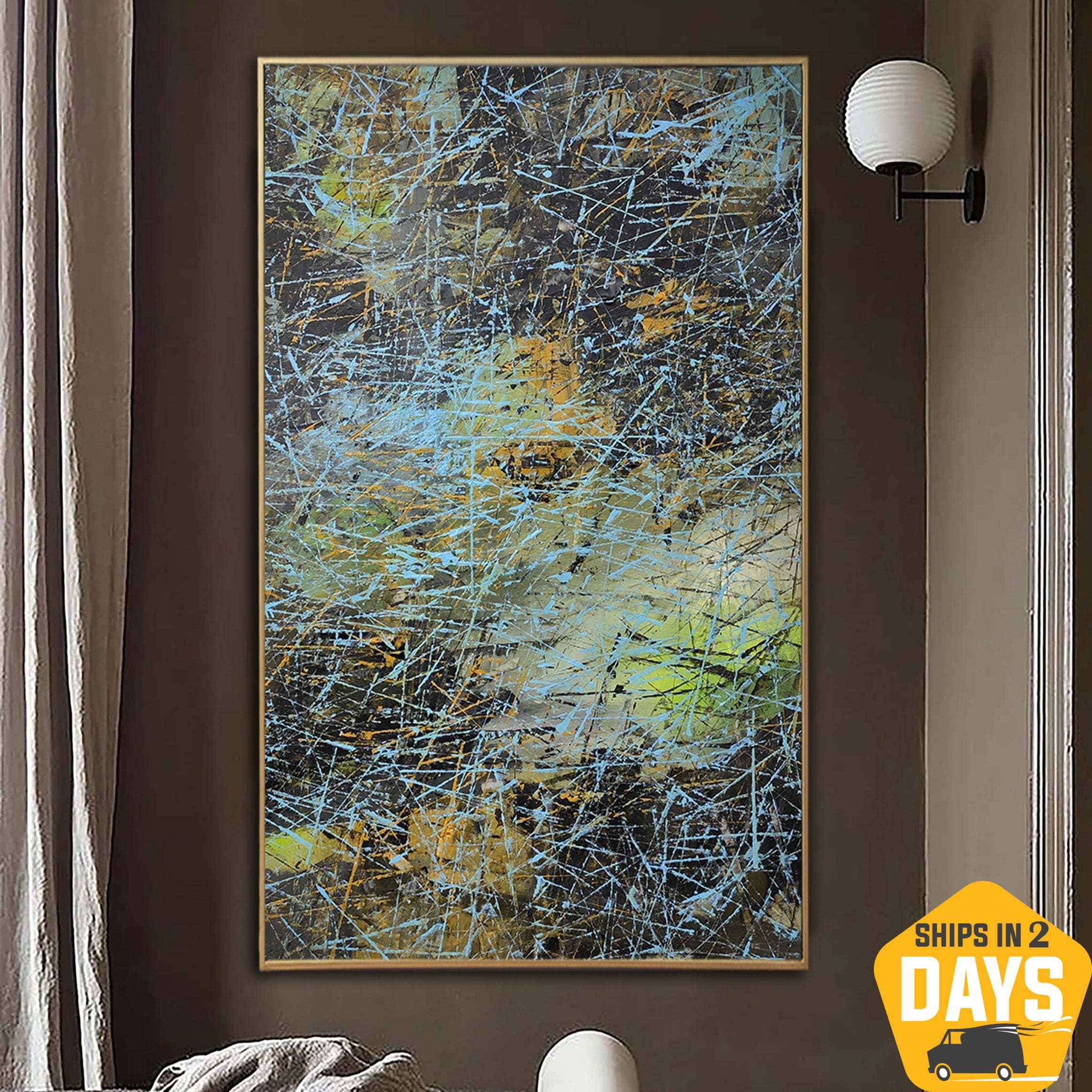 Minimalist abstract art ASSOCIATION 200 35.37"x22.44"