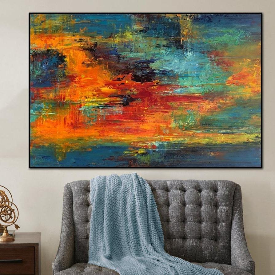Abstract art paintings and contemporary abstract wall art prints