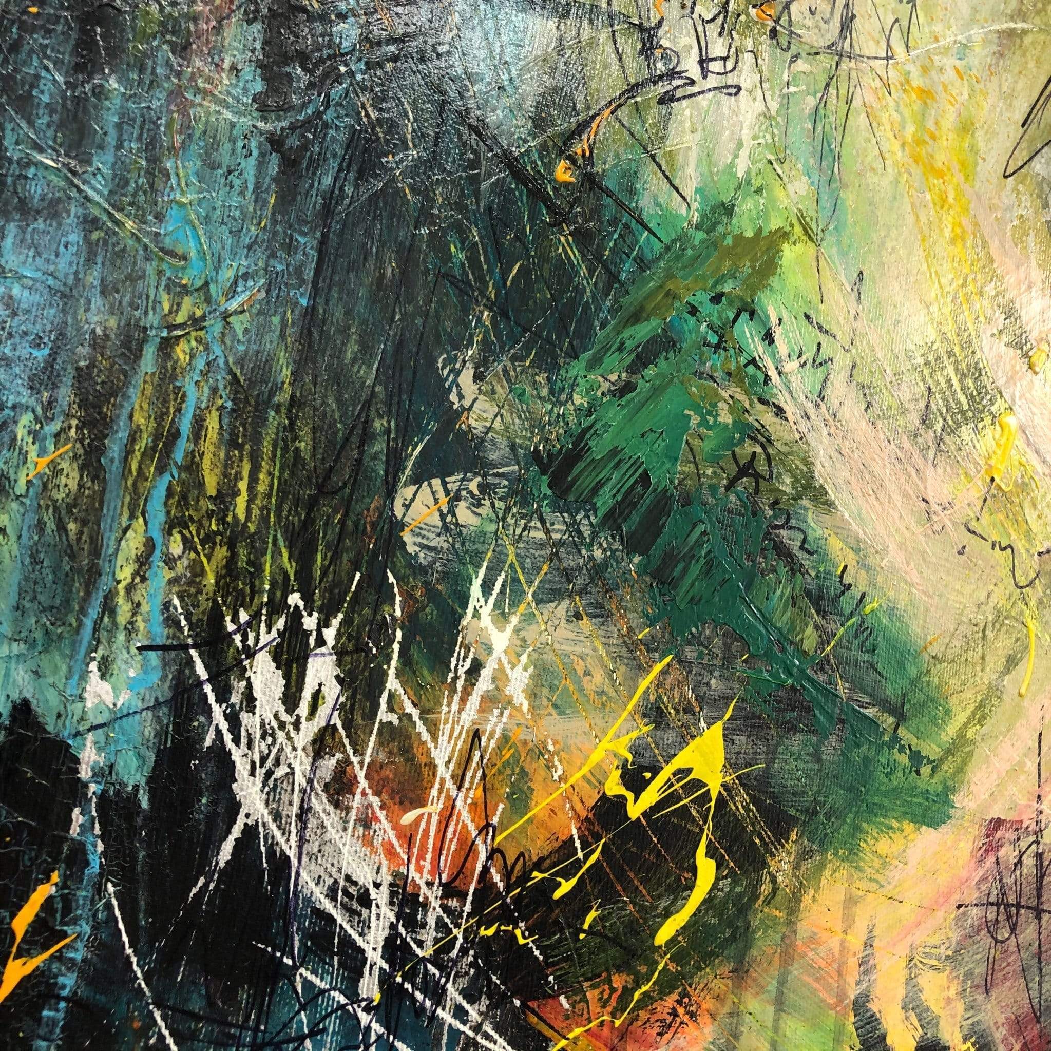 BEYOND WORLDS 40"x40"