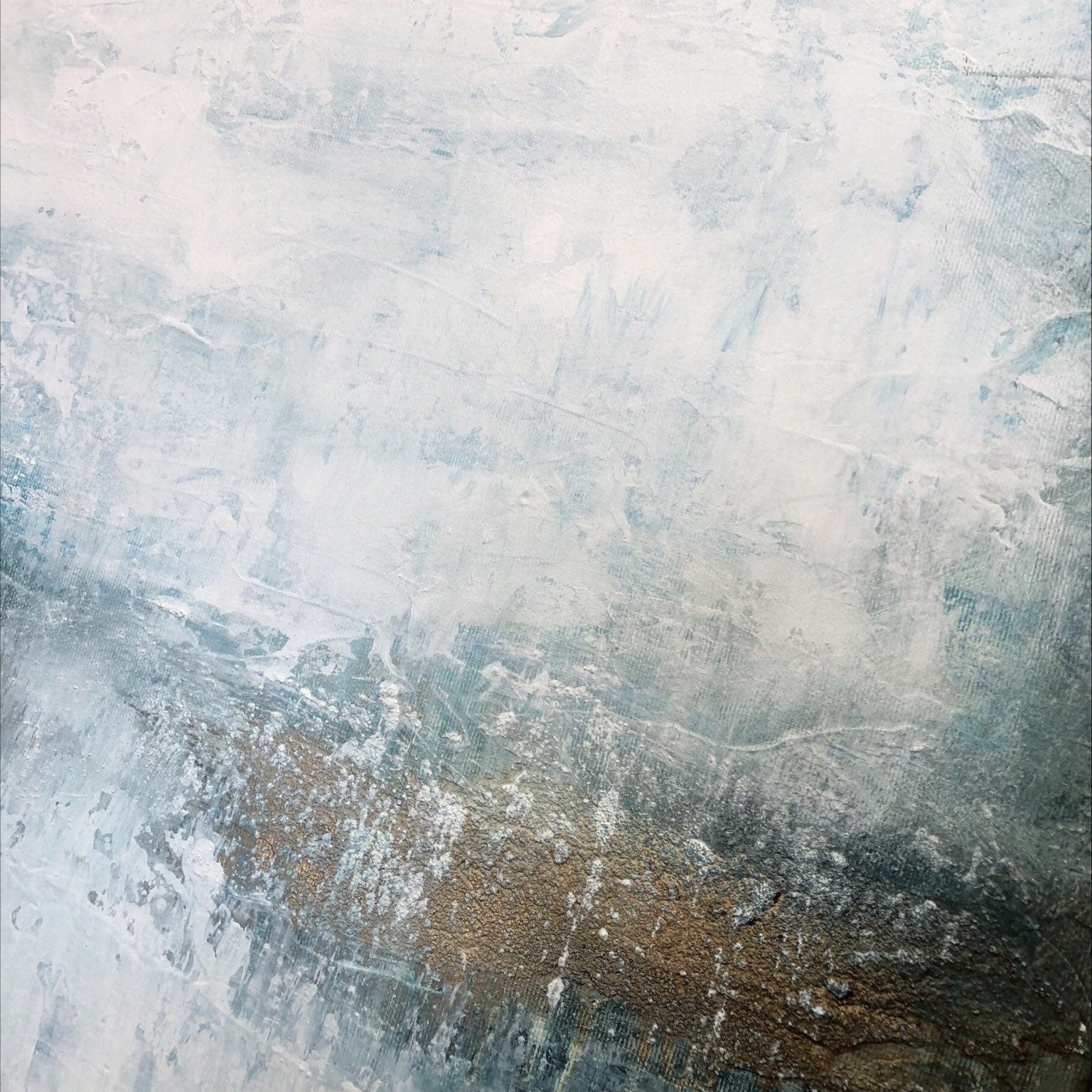 GOLDEN CLOUDS 27.5"x27.5"