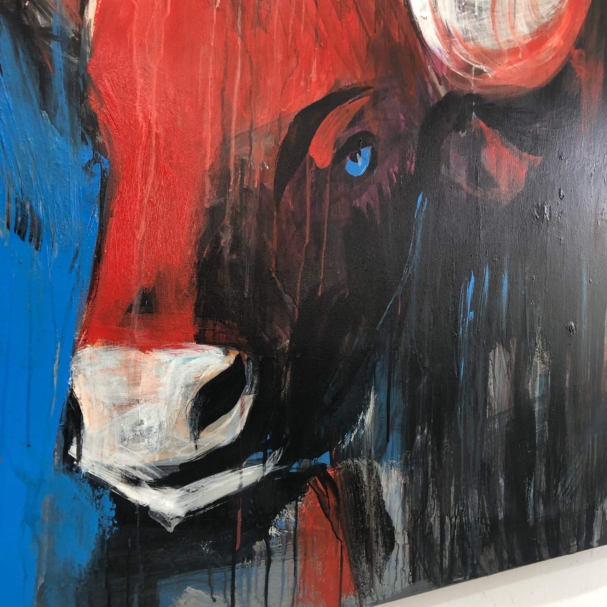 RED COW 40"x40"