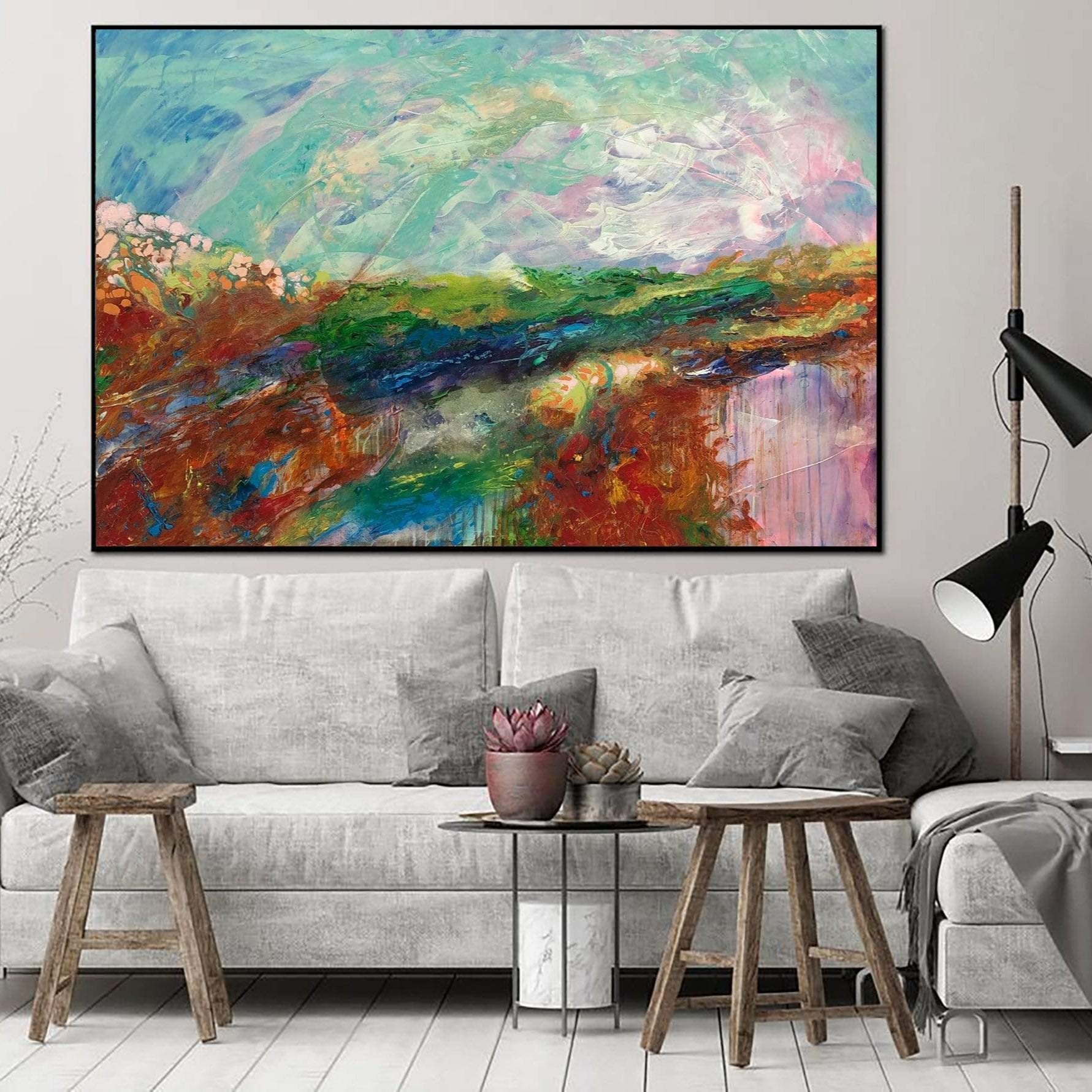 BIRD-EYE VIEW 34"x46"