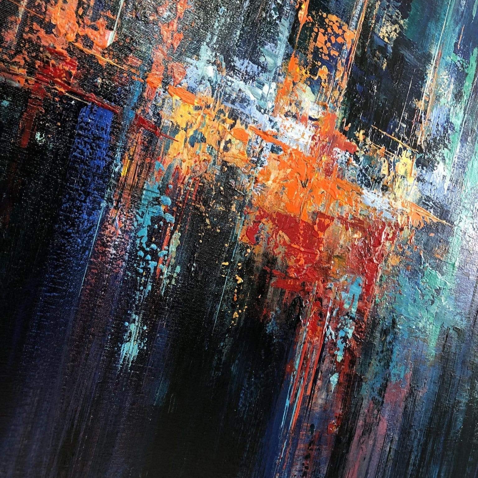 NIGHT CITY 50"x50"