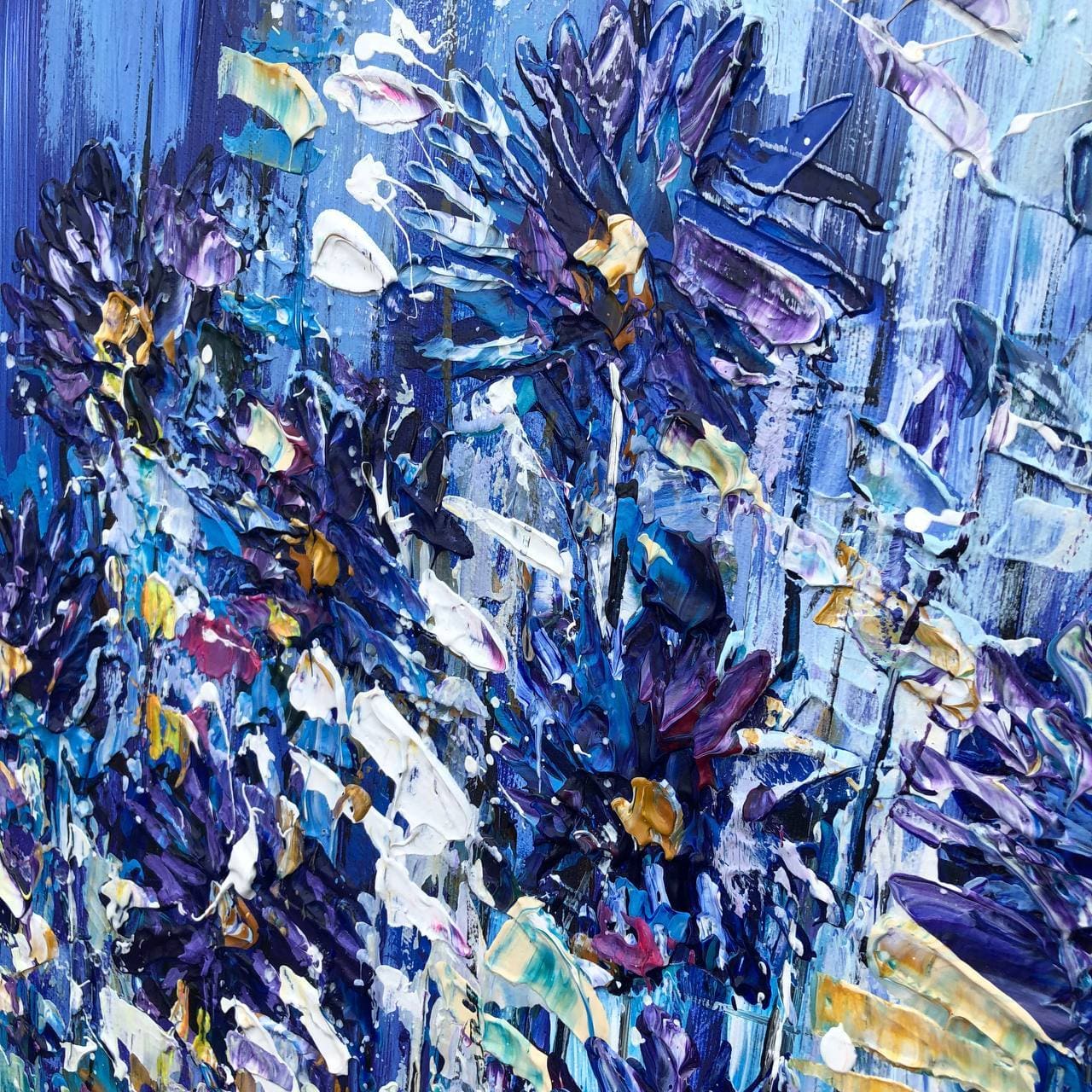 PURPLE FIELD 23.6“x31.5"