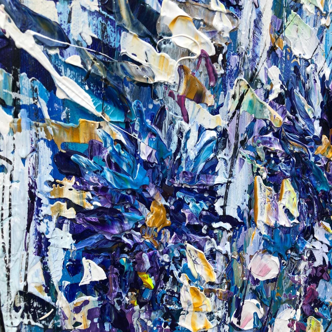 PURPLE FIELD 23.6“x31.5"