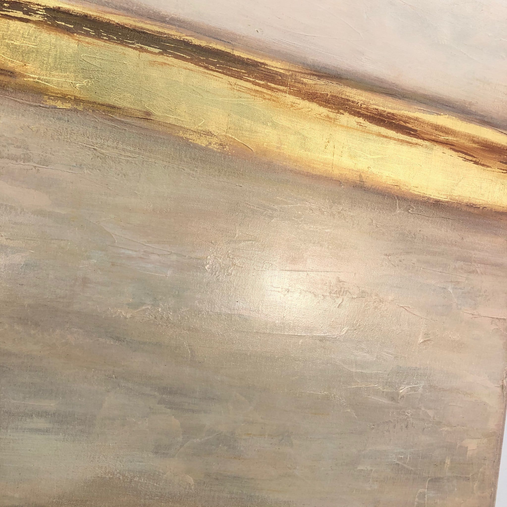 Oversize wall art abstract GOLDEN HEAVEN