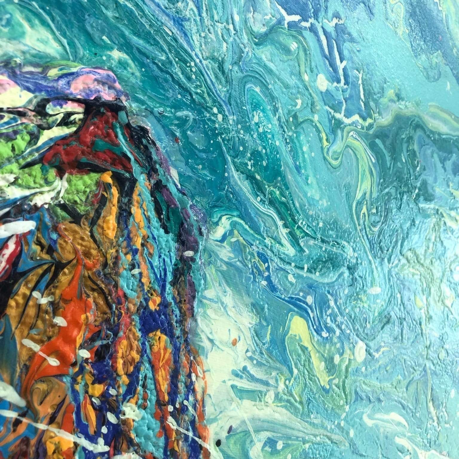 MOUNTAIN HEART 50"x50"