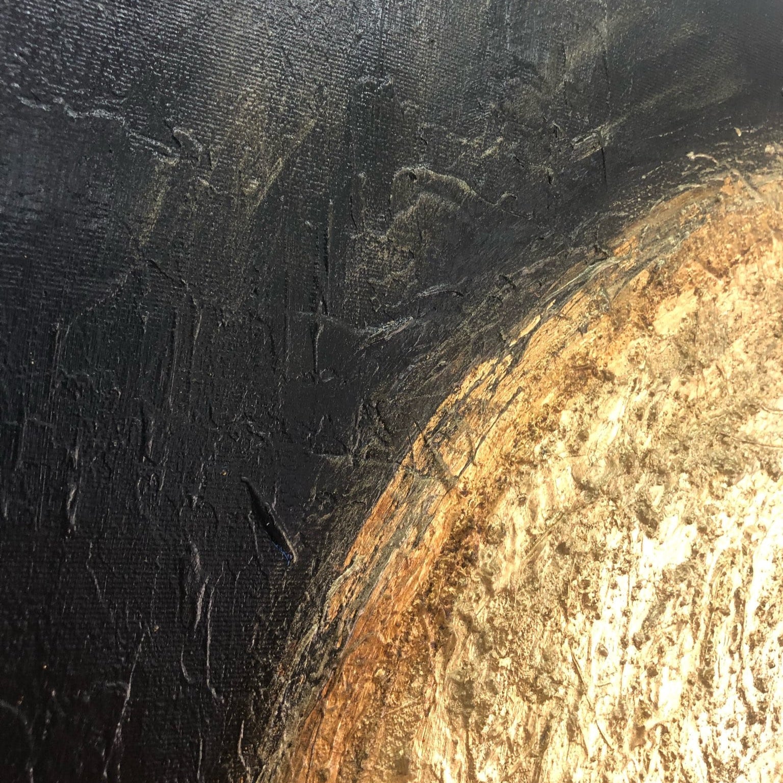 Abstract geometric square composition GLOW IN THE DARK