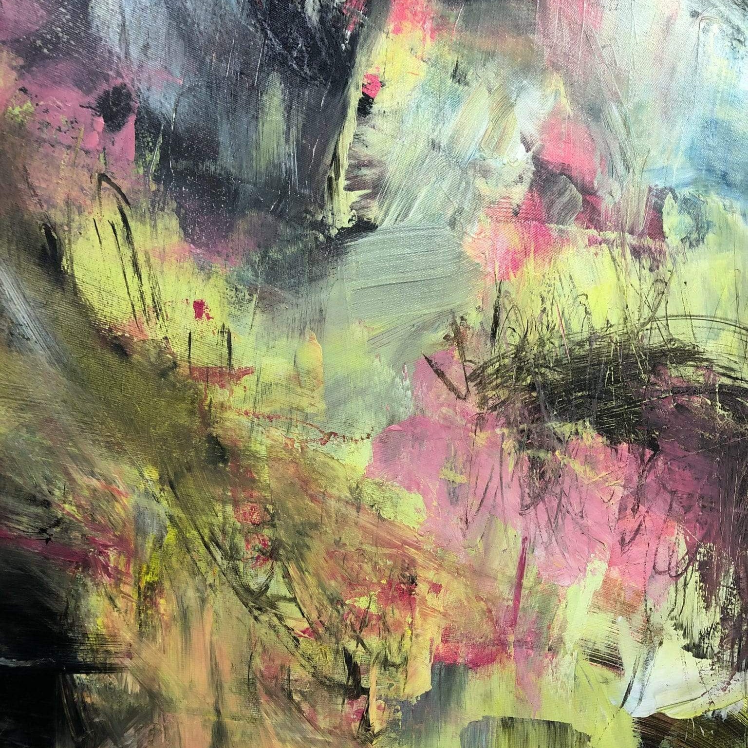 MORNING IN THE FOREST 40"x40"