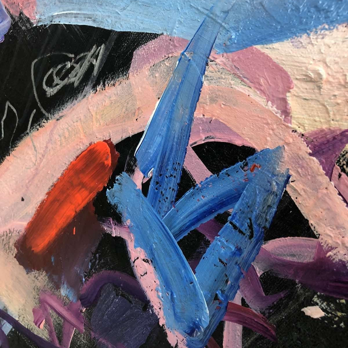 Chaotic strokes abstract art HOW LIFE FLOWS