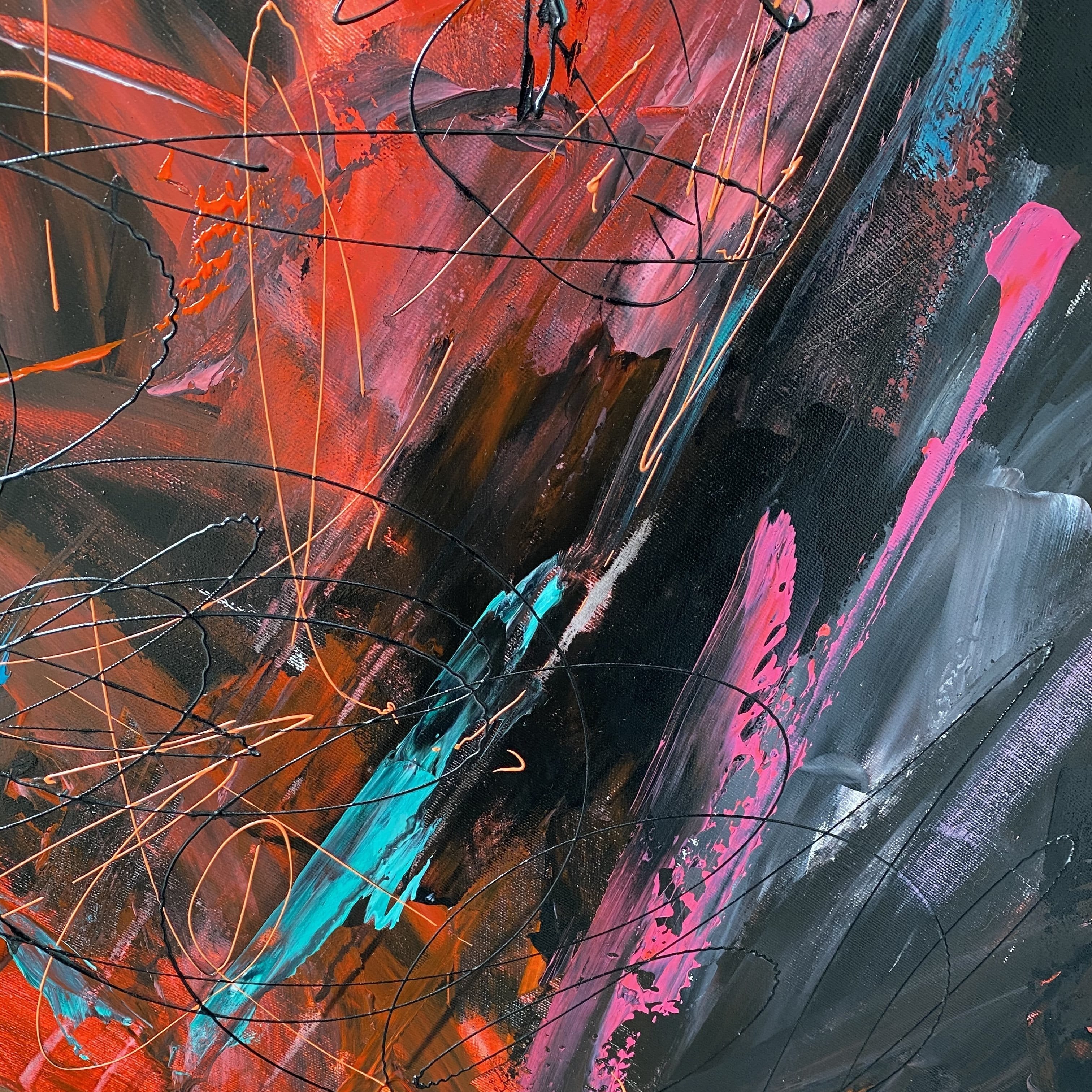 Figurative abstract art SHADY LADY