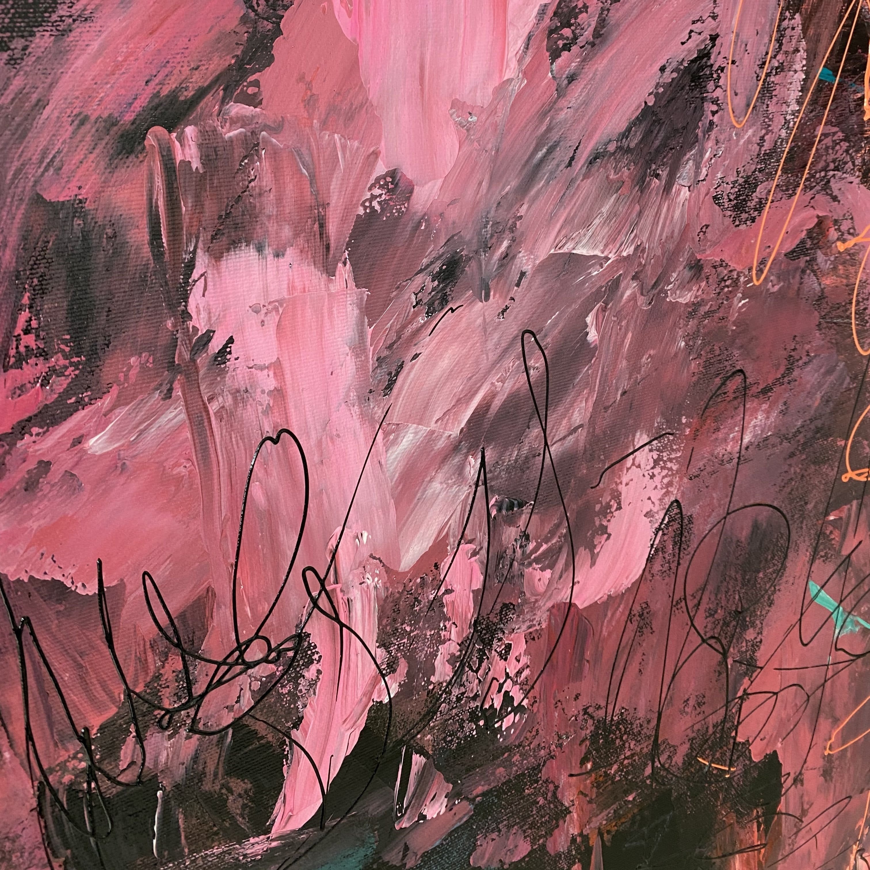 Figurative abstract art SHADY LADY