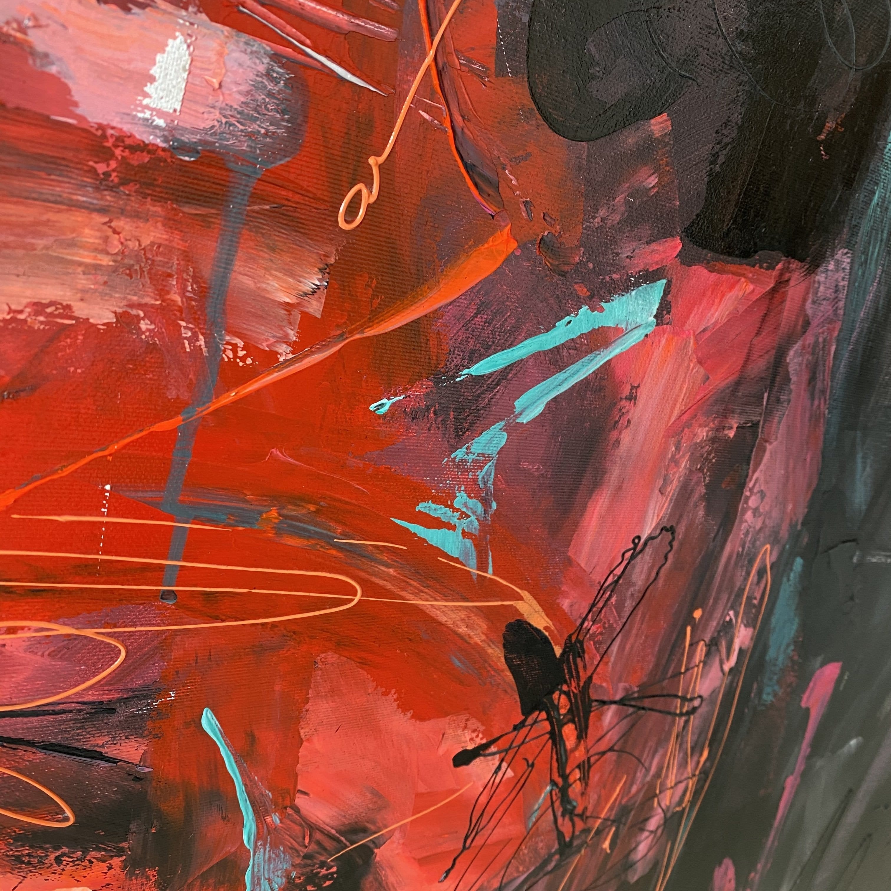 Figurative abstract art SHADY LADY